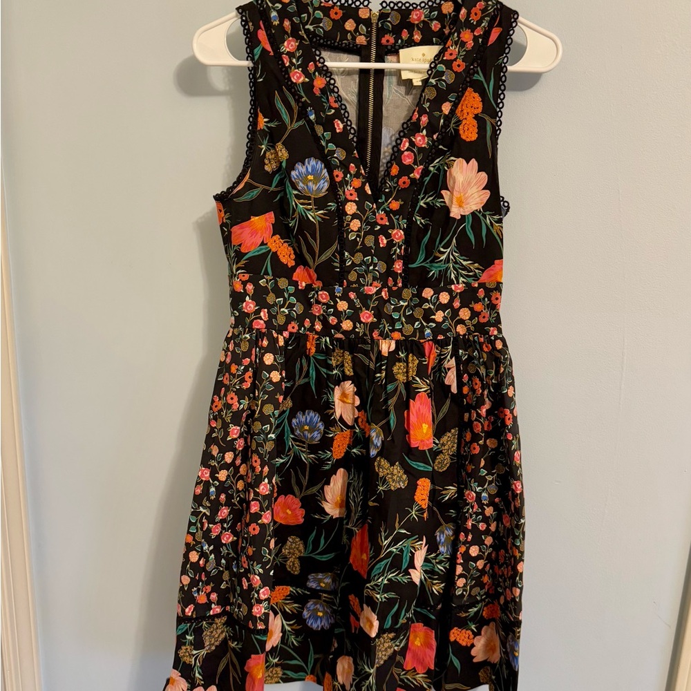 Kate Spade Mixed Blossom Dress Size 4 - Picture 2 of 4